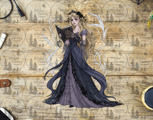 UVDTF Beautiful Princess Reading ACOTAR Book