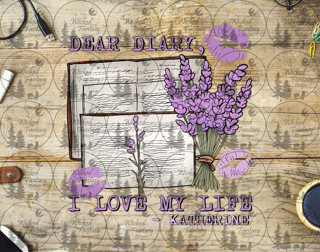 UVDTF Dear Diary I Love My LIfe Mystic Falls