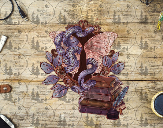 UVDTF Dark Academia Snake and Books