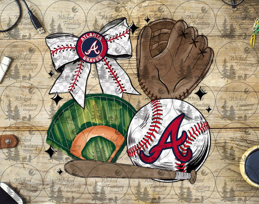 UVDTF Coquette Baseball Atlanta