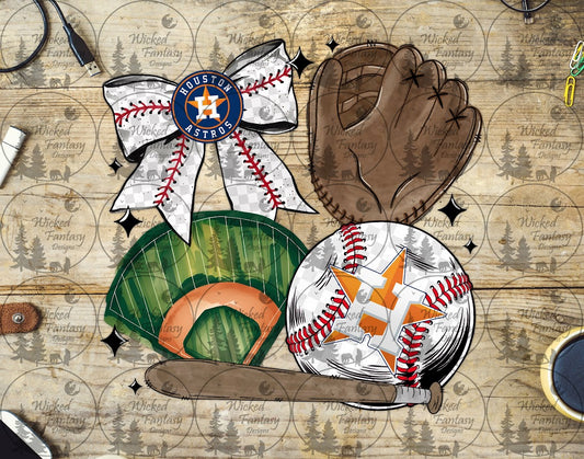 UVDTF Coquette Baseball Houston
