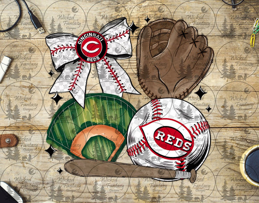 UVDTF Coquette Baseball Cincinnati