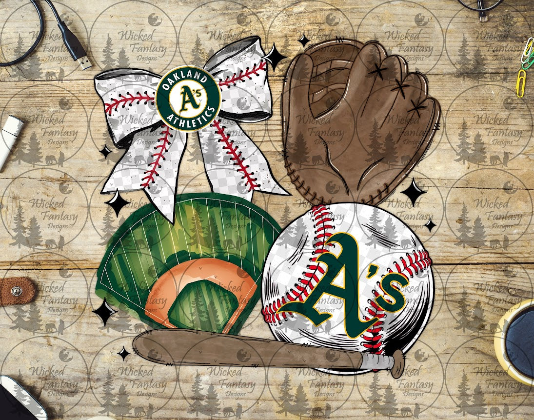 UVDTF Coquette Baseball Oakland