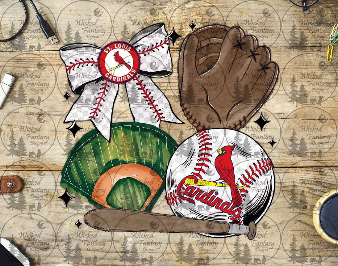 UVDTF Coquette Baseball St Louis