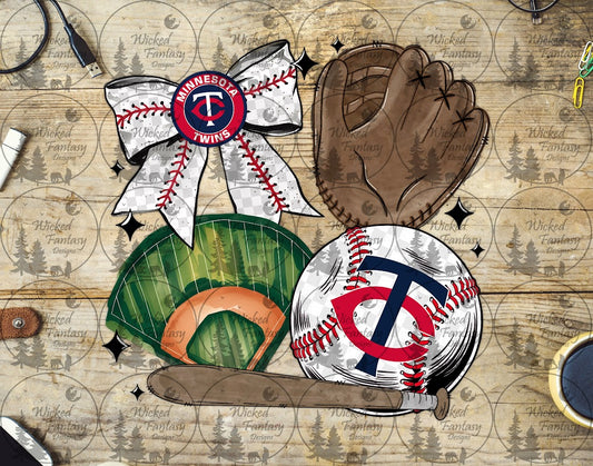 UVDTF Coquette Baseball Minnesota