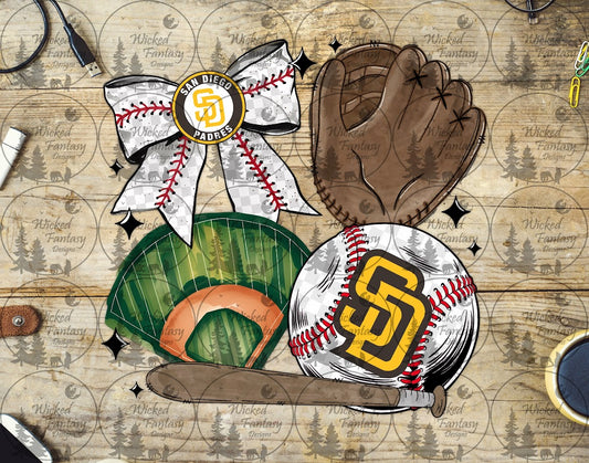 UVDTF Coquette Baseball San Diego