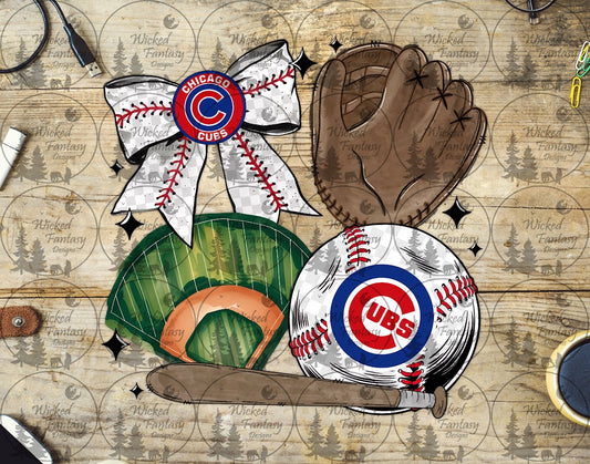 UVDTF Coquette Baseball Chicago