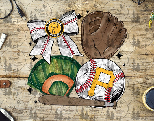 UVDTF Coquette Baseball Pittsburgh