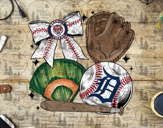UVDTF Coquette Baseball Detroit