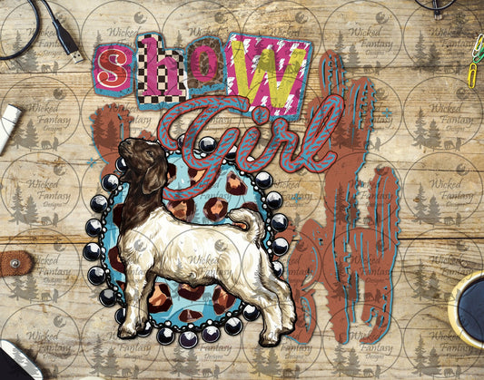 UVDTF Goat Show Girl Concho and Cactus