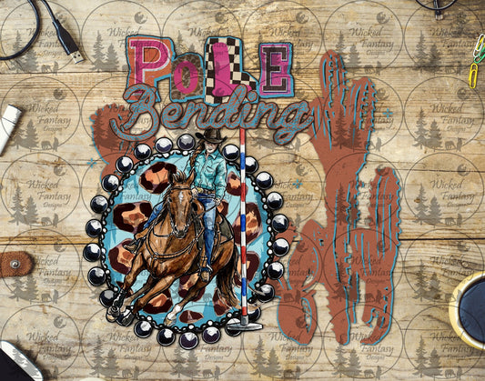 UVDTF Pole Bending Concho and Cactus