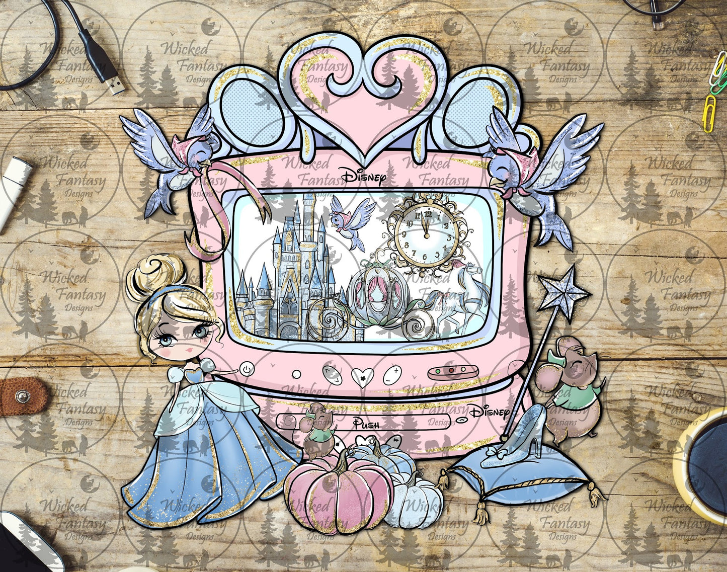 UVDTF Glass Slipper TV