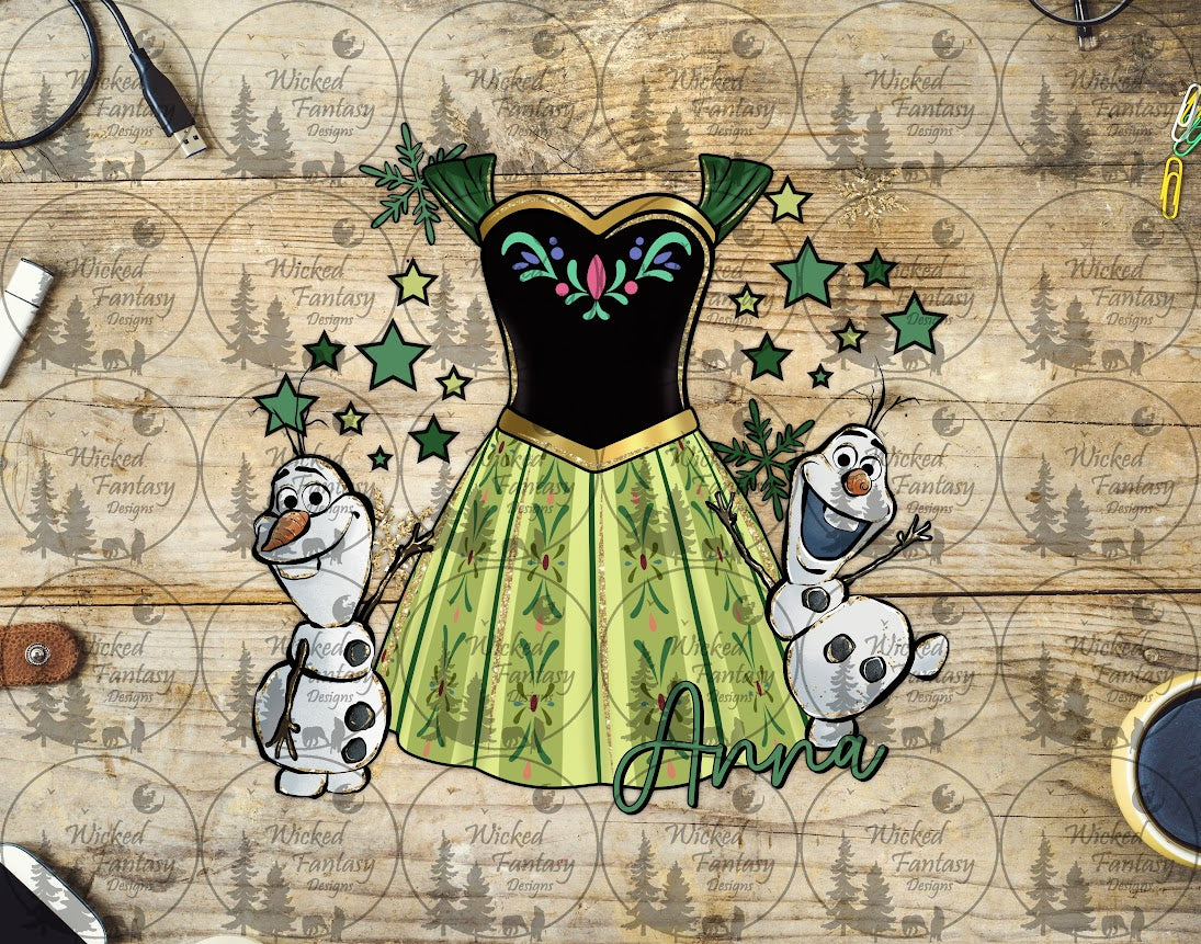 UVDTF Princess Anna Dress