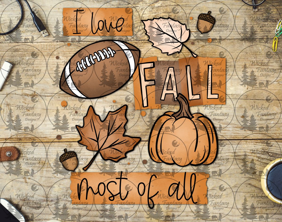 UVDTF I Love Fall Most of All