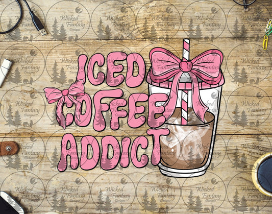 UVDTF Iced Coffee Addict