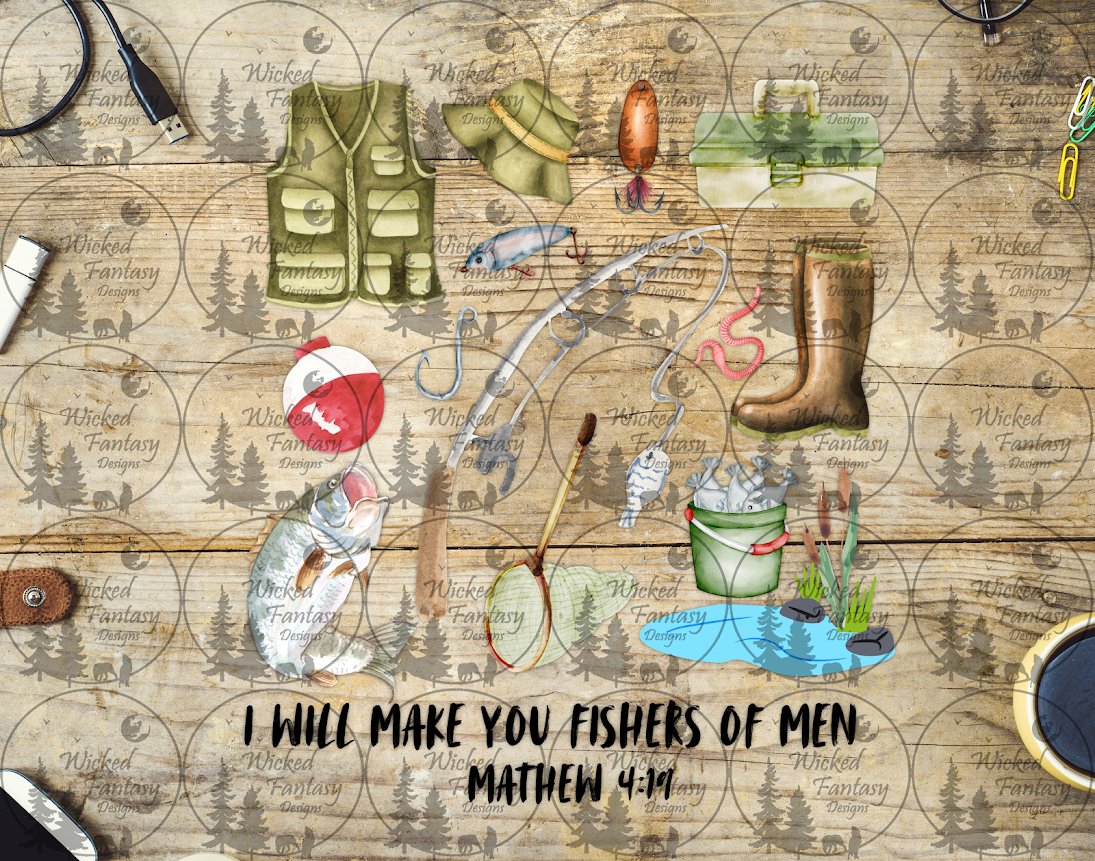 UVDTF I Will Make You Fishers of Men 6x7"