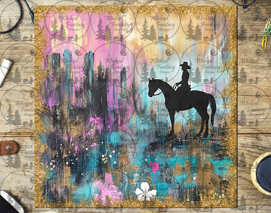 UVDTF Brushstroke Cowgirl