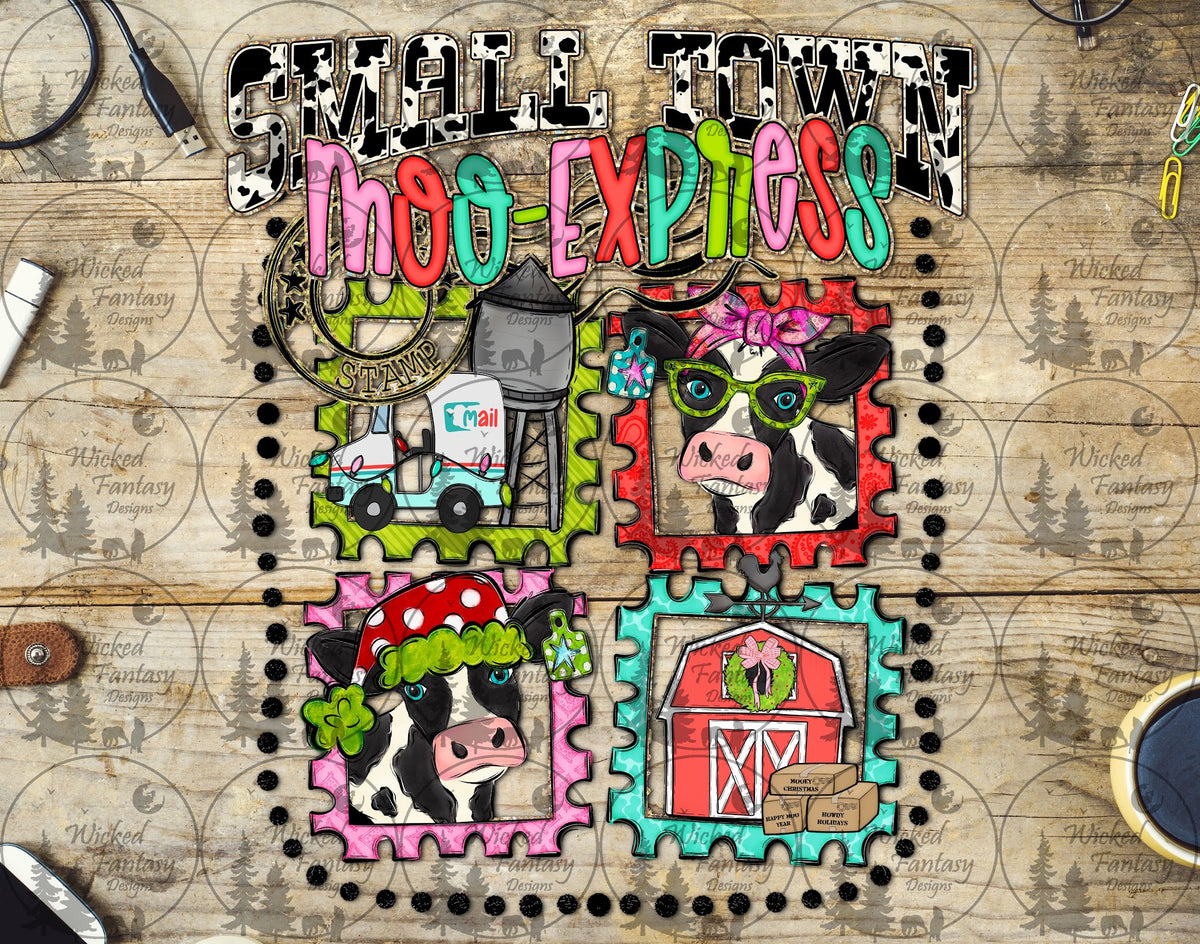 UVDTF Small Town Moo Express Mail