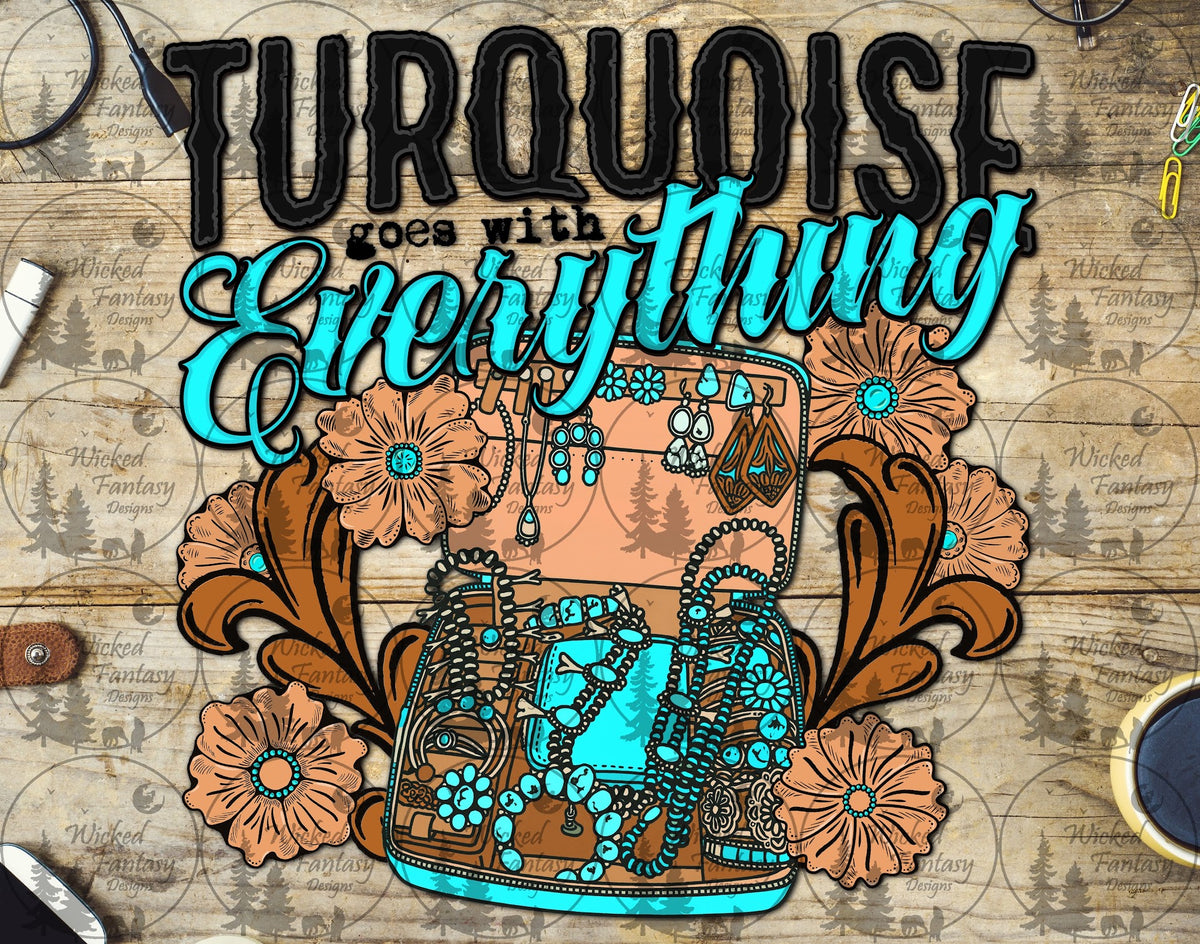 UVDTF Turquoise goes with Everything