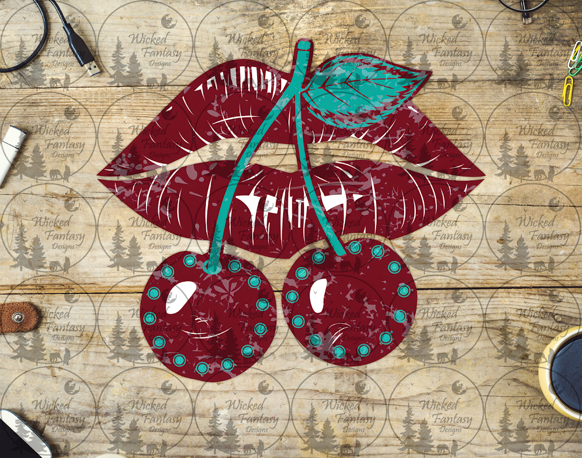 UVDTF Burgundy Lips and Cherries