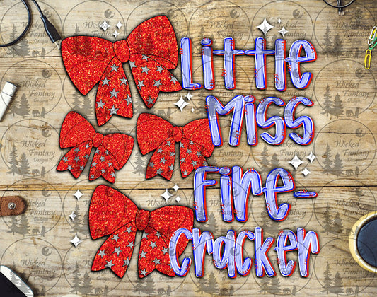 UVDTF Little Miss Fire Cracker