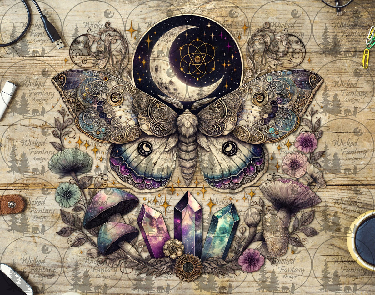 UVDTF Crystals Moth and Moon