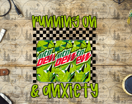 UVDTF Running on mtn and Anxiety