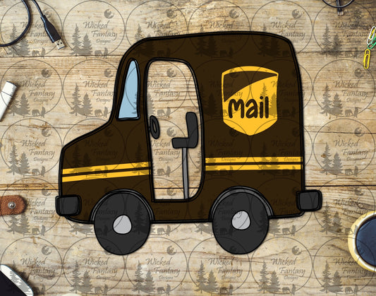 UVDTF Brown Truck