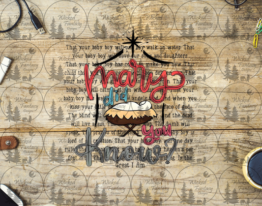 UVDTF Mary Did You Know Lyrics