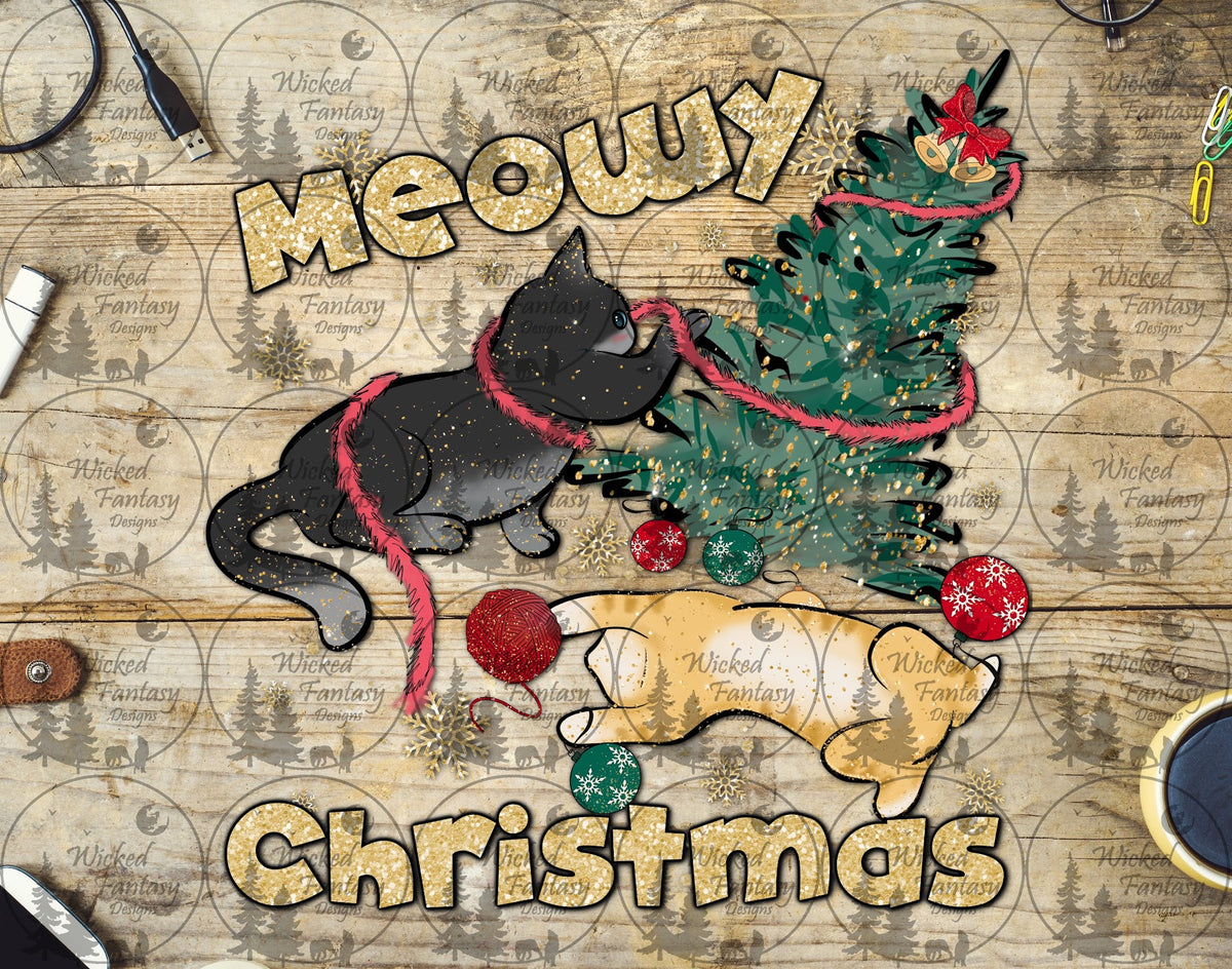 UVDTF Meowy Christmas