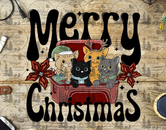 UVDTF Merry Christmas Kittens