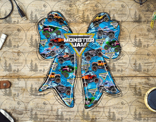UVDTF Monster Truck Bow