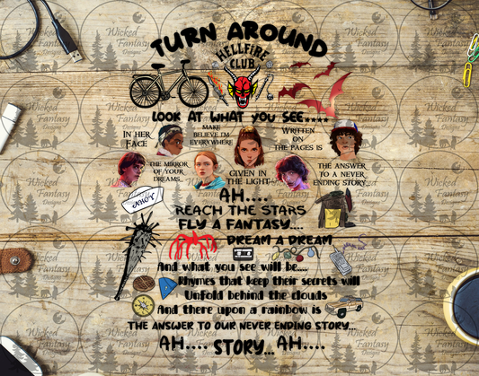 UVDTF Turn Around Look at What You See Stranger T