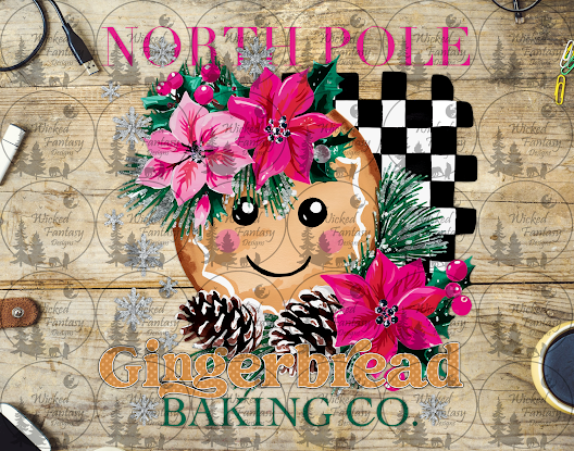 UVDTF North Pole Gingerbread Baking Co