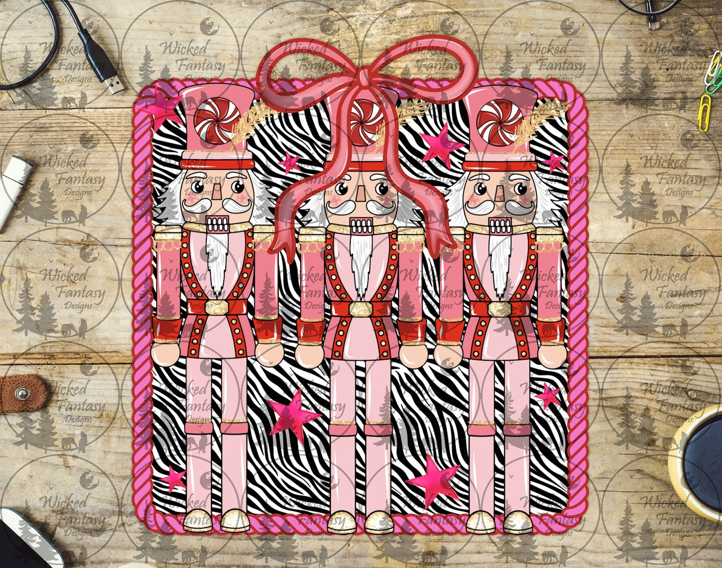 UVDTF Zebra Nutcrackers