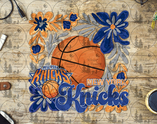 UVDTF Basketball Floral NY