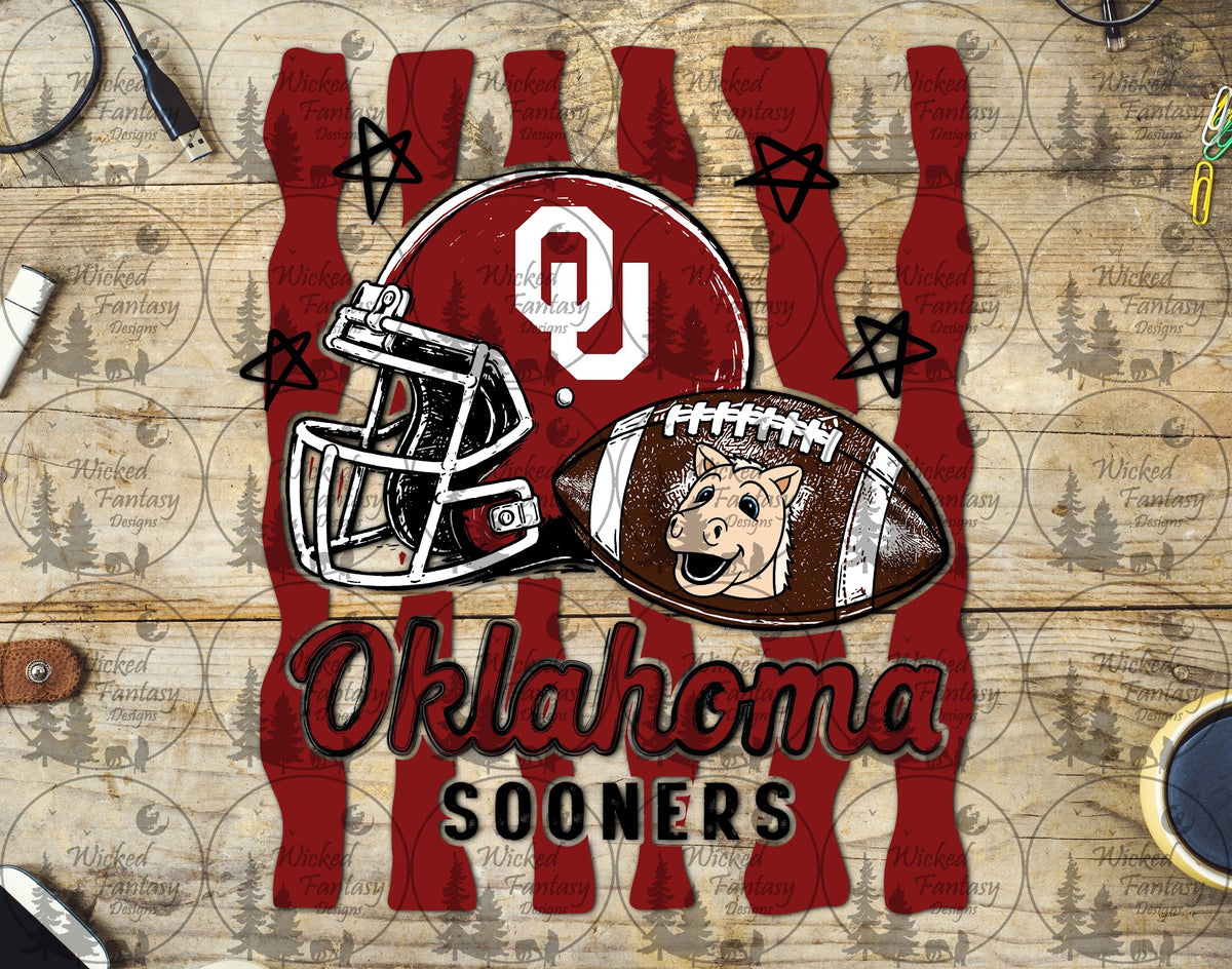 UVDTF Oklahoma Football Stipes