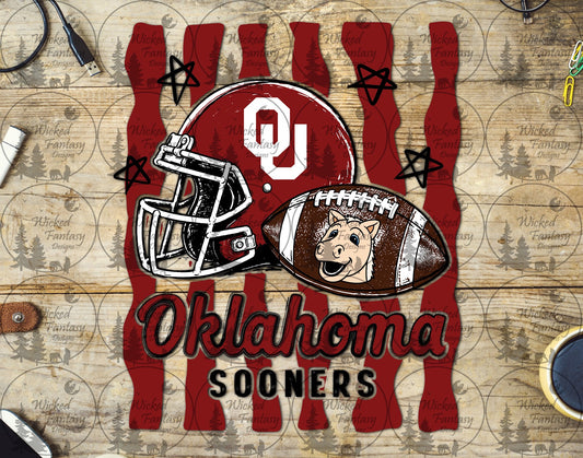 UVDTF Oklahoma Football Stipes