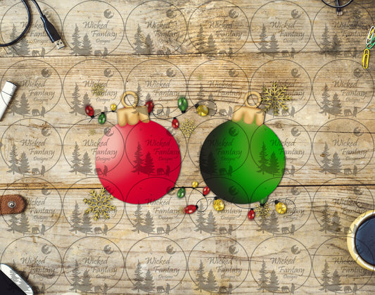UVDTF Ornaments and Lights