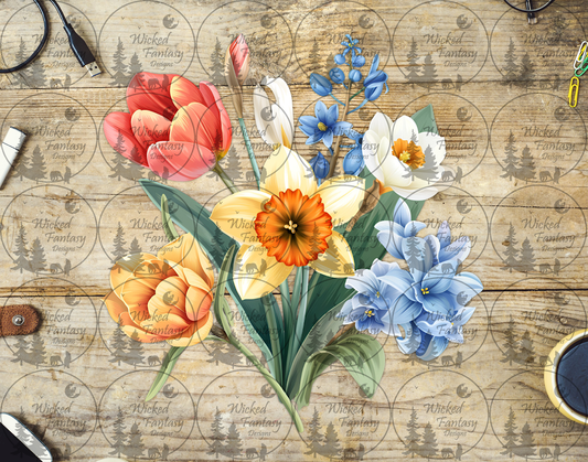 UVDTF Daffodils and Tulips