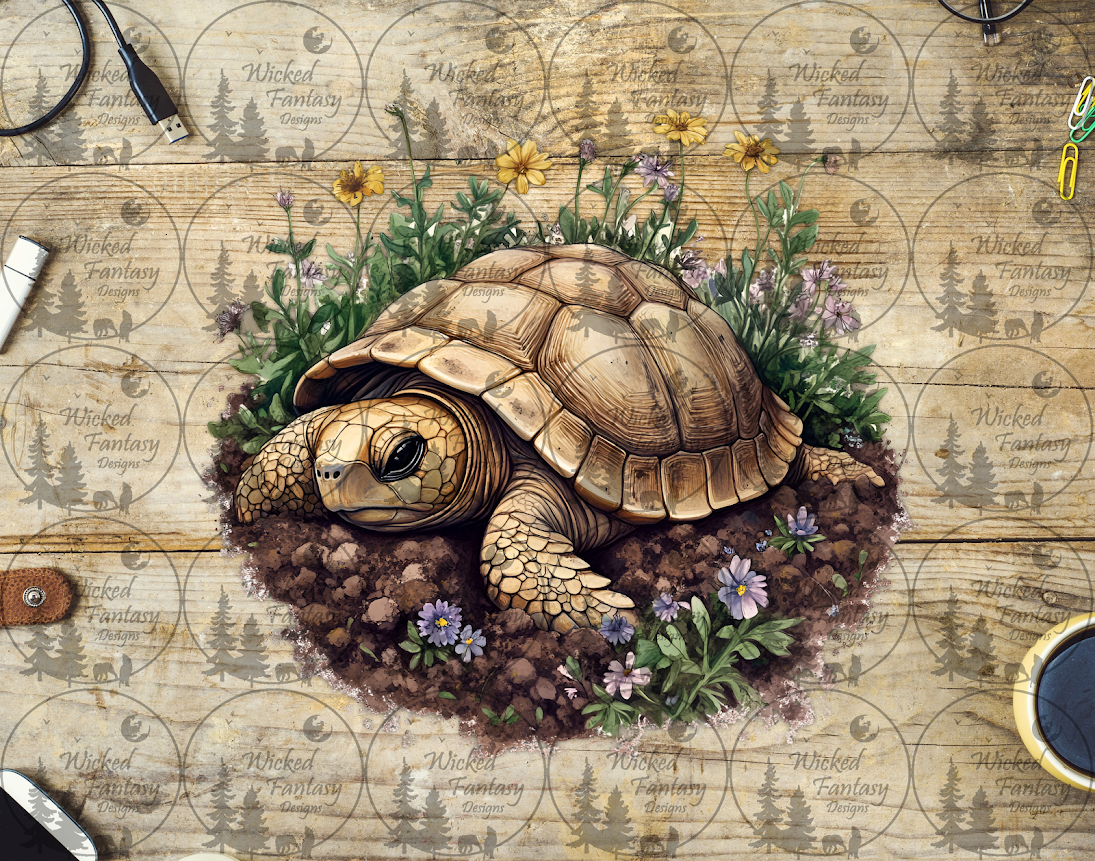 UVDTF Wildflower Turtle