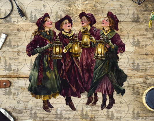 UVDTF Christmas Carolers