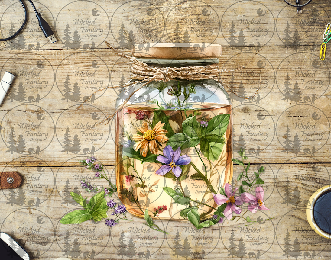 UVDTF Wildflower Tincture – Wicked Fantasy Designs