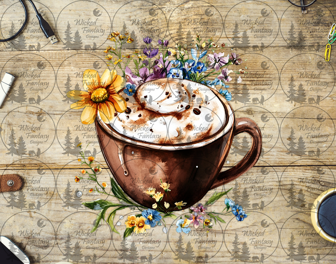 UVDTF Latte and Spring Florals