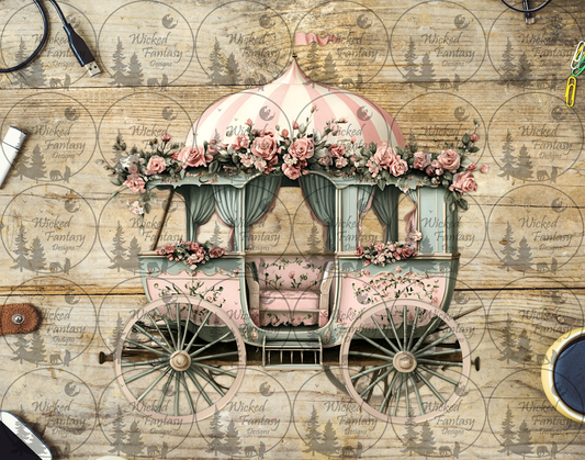 UVDTF Floral Carriage