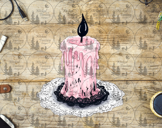 UVDTF Pink Candle