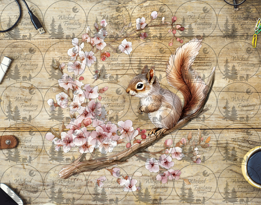 UVDTF Cherry Blossom Squirrel