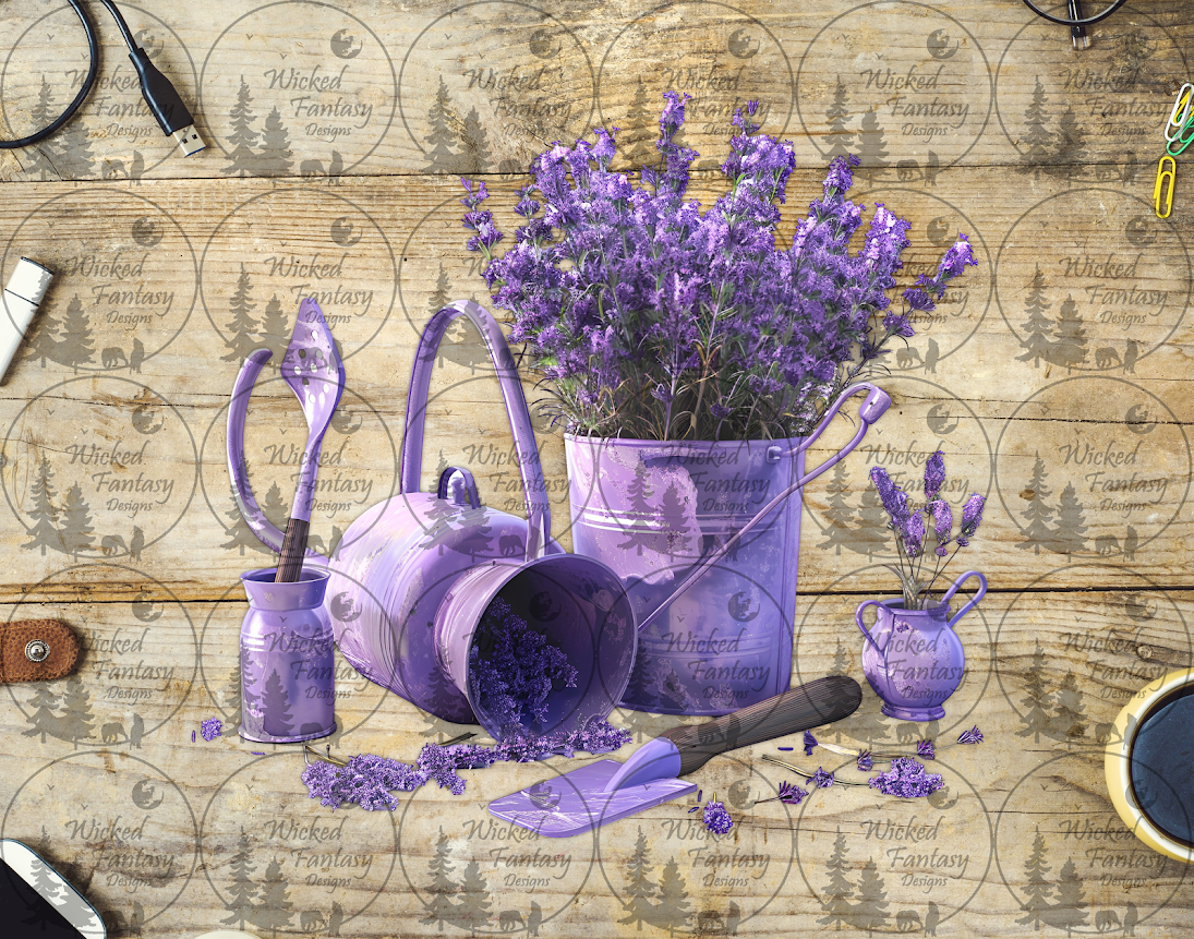 UVDTF Purple Gardening Tools