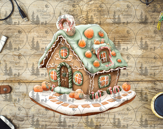 UVDTF Gingerbread House