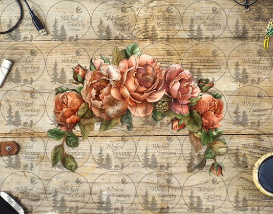 UVDTF Peach Roses
